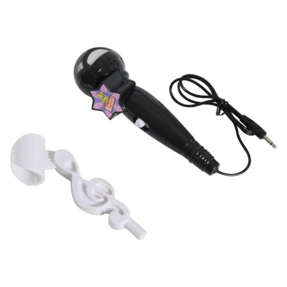 Homcom - Mini Piano Electrónico de Juguete Negro