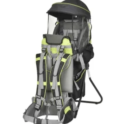 Homcom - Mochila Portabebés Plegable con Dosel