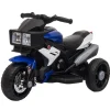 Homcom - Moto eléctrica batería 3 ruedas Trimoto Negro y Azul* Vehículos De Batería O A Pedales