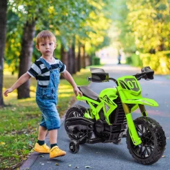 AIYAPLAY Homcom - Moto eléctrica batería 6 V Verde