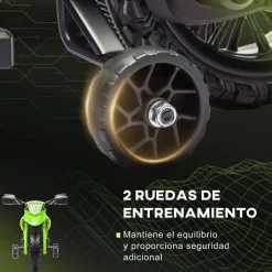 AIYAPLAY Homcom - Moto eléctrica batería 6 V Verde