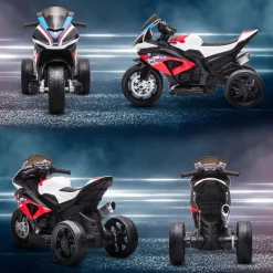 Homcom - Moto eléctrica BMW HP4 roja* Vehículos De Batería O A Pedales