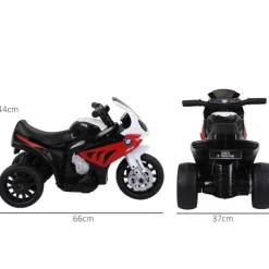 Homcom - Moto Eléctrica BMW S1000RR Rojo