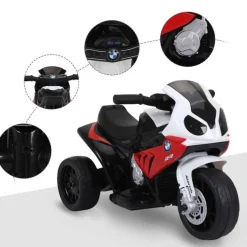 Homcom - Moto Eléctrica BMW S1000RR Rojo