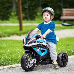 Homcom - Moto eléctrica BMW HP4 azul