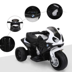 Homcom - Moto Eléctrica BMW S1000RR Negro