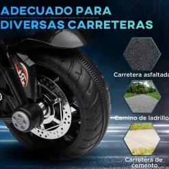 Homcom - Moto eléctrica con luz y música