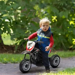 Homcom - Moto eléctrica Honda CRF450RL Gris