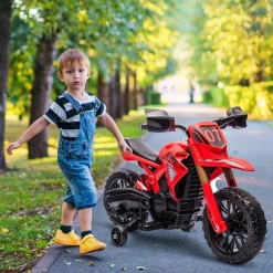AIYAPLAY Homcom - Moto eléctrica para niños Rojo