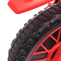 Homcom - Moto eléctrica rojo-blanco* Vehículos De Batería O A Pedales