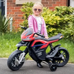 Homcom - Moto infantil eléctrica Trial con batería* Vehículos De Batería O A Pedales