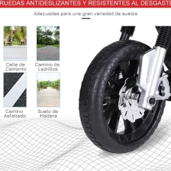 Homcom - Moto infantil eléctrica Trial con batería* Vehículos De Batería O A Pedales
