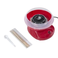 Homcom - Máquina Roja de Algodón de Azúcar* Figuras De Acción