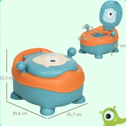 Homcom - Orinal de aprendizaje alien* Baño Y Accesorios·Orinales Y Reductores