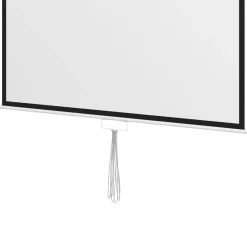 Homcom - Pantalla de proyección 99'' Blanco