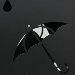 Homcom - Paragüero Negro