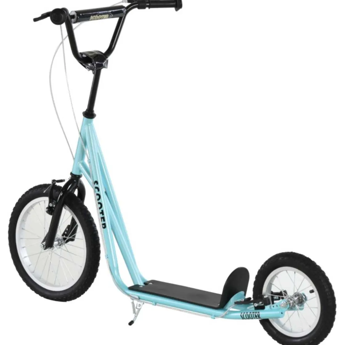 Homcom - Patinete Ajustable Para Niños Azul