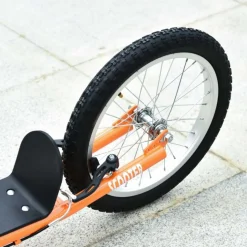 Homcom - Patinete Ajustable Para Niños Naranja