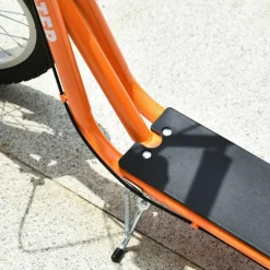 Homcom - Patinete Ajustable Para Niños Naranja