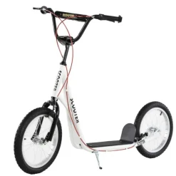 Homcom - Patinete Ajustable Para Niños Blanco* Patines Y Monopatines