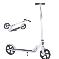 Homcom - Patinete Infantil Plegable Blanco