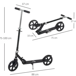 Homcom - Patinete Infantil Plegable