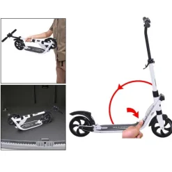 Homcom - Patinete Plegable de Aluminio