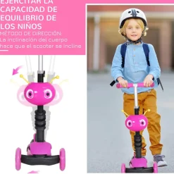 Homcom - Patinete scooter con asiento ajustable* Patines Y Monopatines