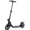 Homcom - Patinete Scooter Ajustable 2 ruedas Grande Negro* Patines Y Monopatines
