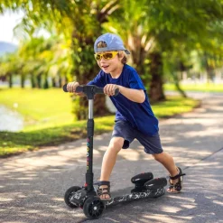Homcom - Patinete scooter con efectos de luz y sonido* Patines Y Monopatines