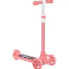AIYAPLAY Homcom - Patinete Tri-scooter Rosa con luces