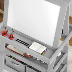 AIYAPLAY Homcom - Pizarra doble cara con caballete