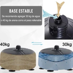 Homcom - Punching Ball con altura ajustable