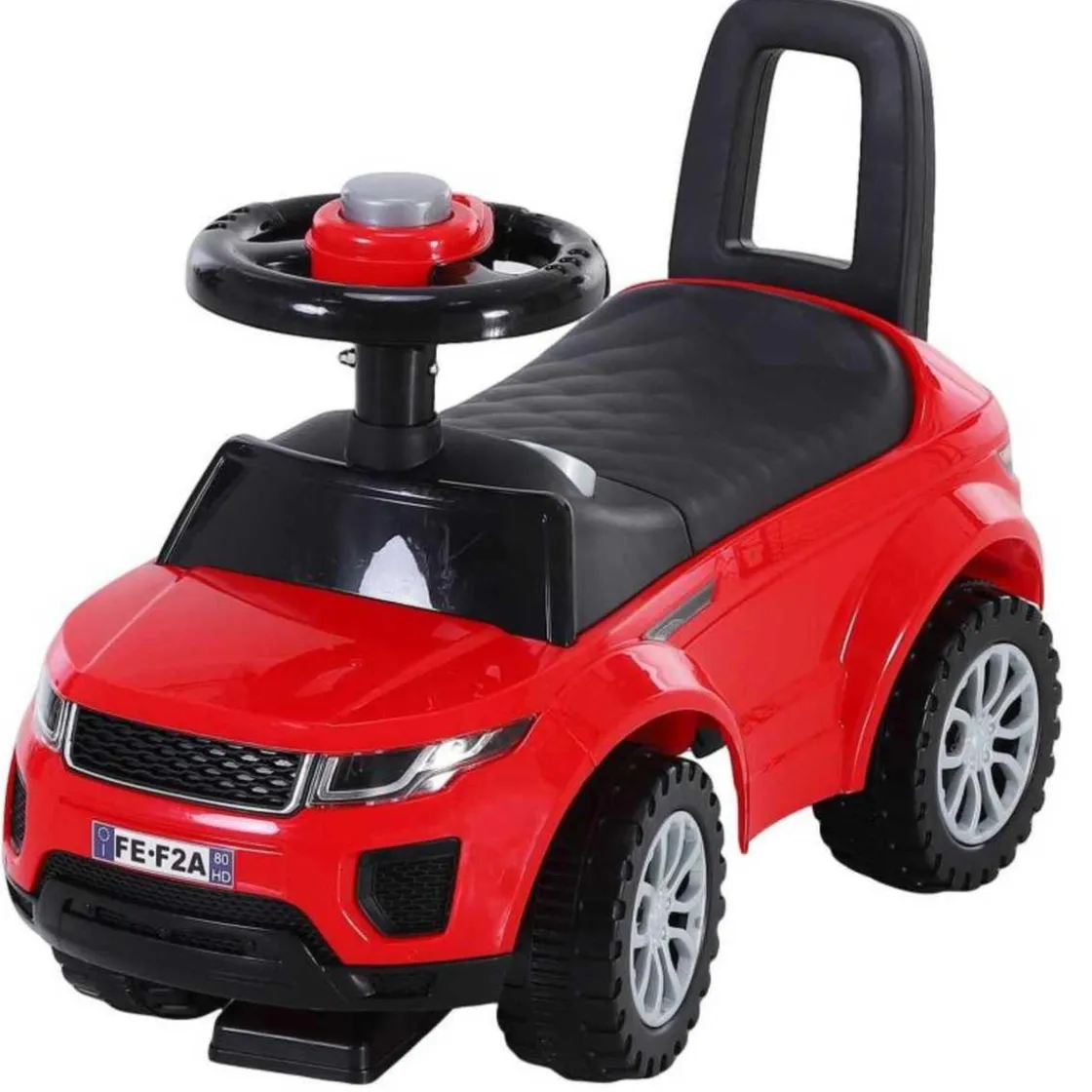 Homcom - Quad Correpasillos sin Pedales Rojo