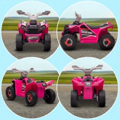 Homcom - Quad eléctrico batería 6 V* Vehículos De Batería O A Pedales