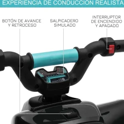 Homcom - Quad Eléctrico Batería 6V Negro* Vehículos De Batería O A Pedales