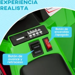 Homcom - Quad eléctrico con remolque* Vehículos De Batería O A Pedales