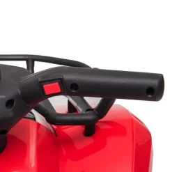 Homcom - Quad eléctrico con faros LED rojo