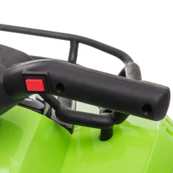 Homcom - Quad eléctrico con faros LED verde