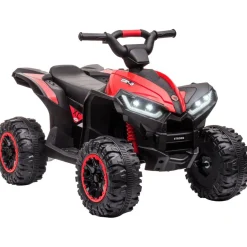 Homcom - Quad eléctrico 12V rojo* Vehículos De Batería O A Pedales