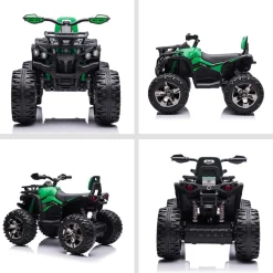 Homcom - Quad eléctrico 12V verde* Vehículos De Batería O A Pedales