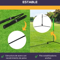 SPORTNOW Homcom - Red con soportes y accesorios* Deportes