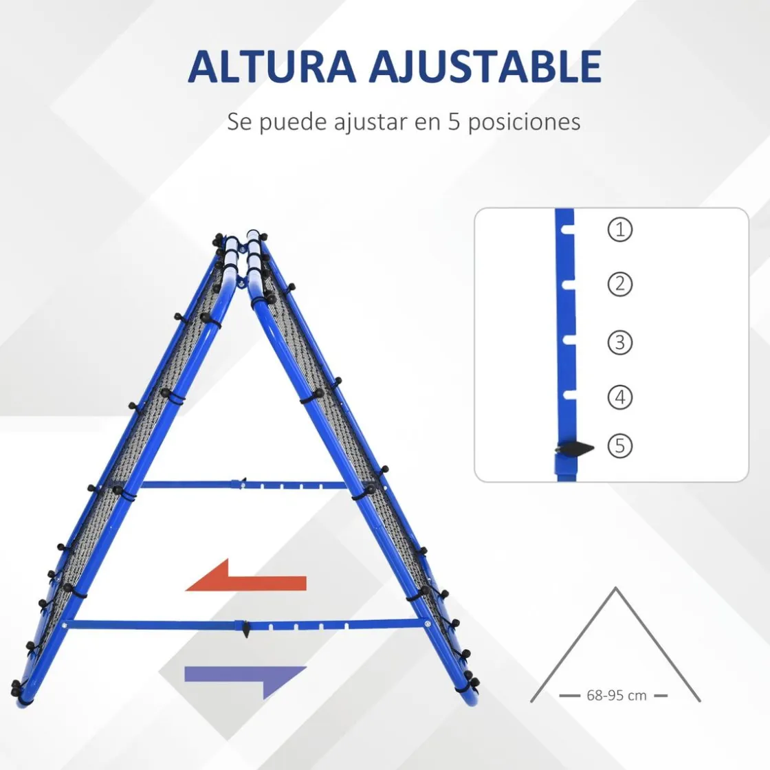 Homcom - Red de rebote para entrenamiento* Deportes