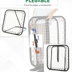 Homcom - Red de rebote plegable