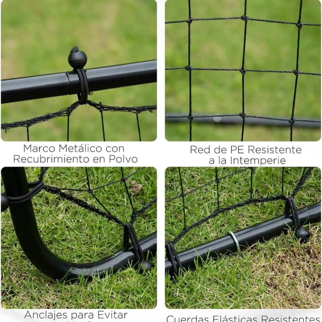 Homcom - Red reboteadora deportes plegable* Deportes