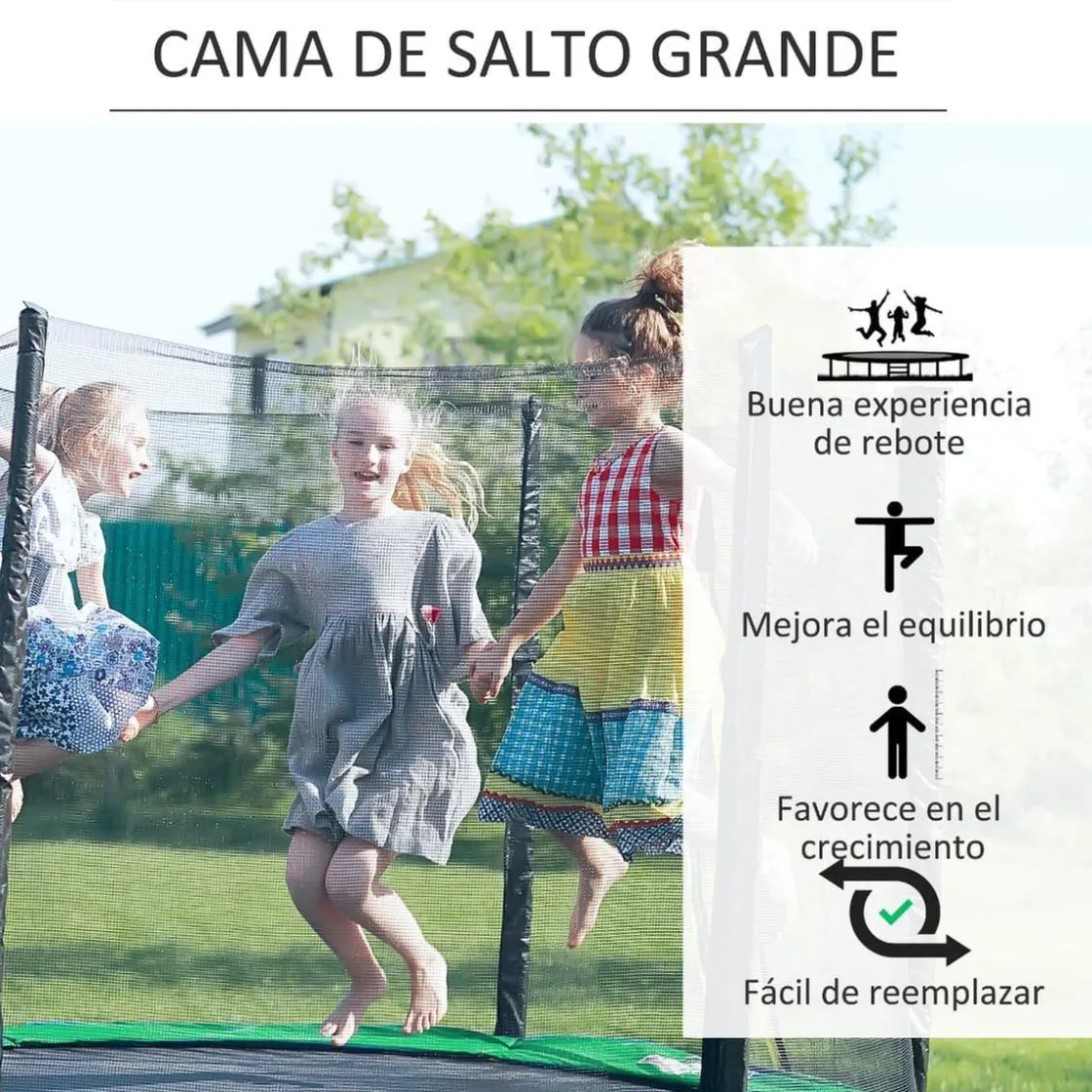 Homcom - Red seguridad para cama elástica 366 cm* Camas Elásticas