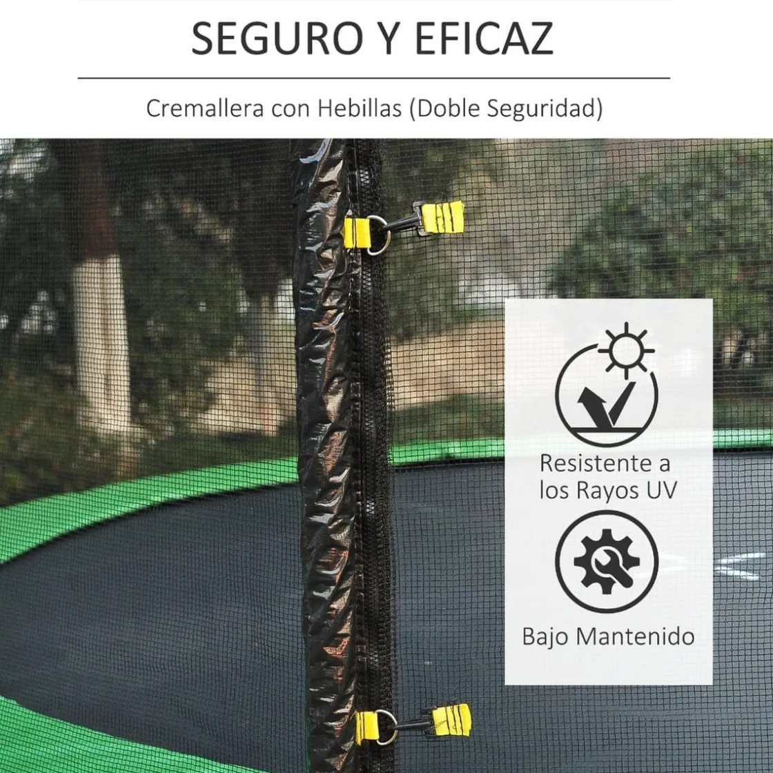 Homcom - Red seguridad para cama elástica 366 cm* Camas Elásticas