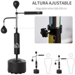 Homcom - Saco de boxeo de pie* Deportes