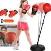 AIYAPLAY Homcom - Saco de boxeo infantil de pie 147 cm