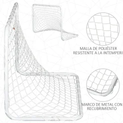 Homcom - Set de 2 porterías de fútbol* Deportes